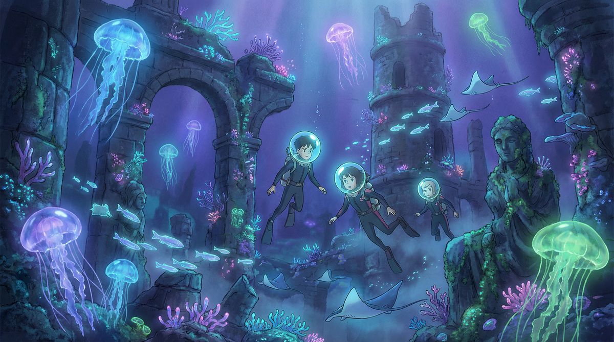 草莓视频动漫：海底冒险深海奇遇